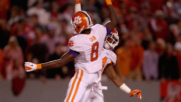 RALEIGH, NC - OCTOBER 31: Teammates Ray-Ray McCloud