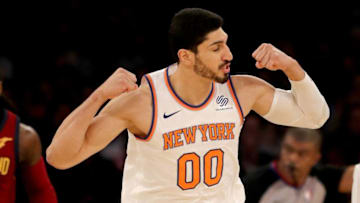 NEW YORK, NY - NOVEMBER 13: Enes Kanter (Photo by Elsa/Getty Images)