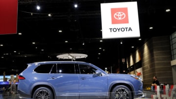 CHICAGO, ILLINOIS - FEBRUARY 09: Toyota introduces their 2024 Grand Highlander at the Chicago Auto Show on February 09, 2023 in Chicago, Illinois. The show, which is the nation's largest and longest-running auto show, opens to the public on February 11. (Photo by Scott Olson/Getty Images)