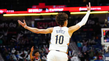 New Orleans Pelicans center Jaxson Hayes Credit: Andrew Wevers-USA TODAY Sports