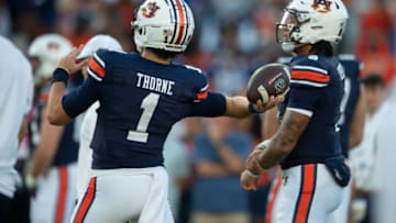 A questionable quote from a struggling Auburn football transfer somewhat reads like a shot at his teammate, and primary competition at his position Mandatory Credit: The Montgomery Advertiser