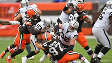 Cleveland Browns Porter Gustin (Photo by Jason Miller/Getty Images)