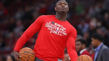 Duke basketball legend Zion Williamson (Photo by Jonathan Daniel/Getty Images)