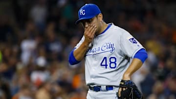 Kansas City Royals relief pitcher Joakim Soria. Mandatory Credit: Rick Osentoski-USA TODAY Sports