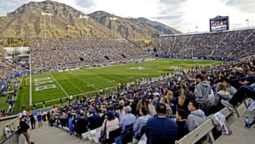 PROVO, UT - NOVEMBER 12: General view of LaVell Edwards Stadium during the game between the Southern Utah Thunderbirds and the Brigham Young Cougars on November 12, 2016 in Provo Utah. (Photo by Gene Sweeney Jr/Getty Images) *** Local Caption ***