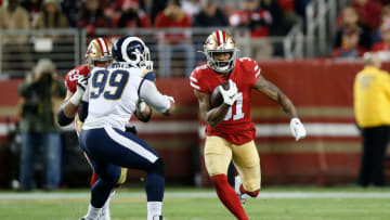 Raheem Mostert (Photo by Michael Zagaris/San Francisco 49ers/Getty Images)