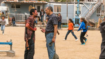 Francisco (Alfredo Herrera) and Alejandro (Paul Calderon) in SE11Photo credit: Richard Foreman/AMC, Fear The Walking Dead