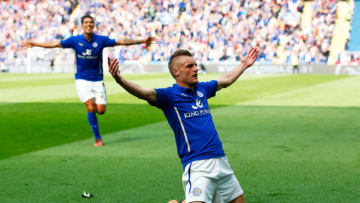 Jamie Vardy of Leicester City (Photo by Clive Rose/Getty Images)
