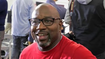 Wisconsin running backs coach John Settle