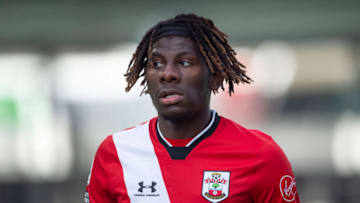 MANCHESTER, ENGLAND - MARCH 15: Alex Jankewitz of Southampton during the Premier League 2 match between Manchester City U23 and Southampton U23 at Manchester City Football Academy on March 15, 2021 in Manchester, England. (Photo by Joe Prior/Visionhaus/Getty Images)