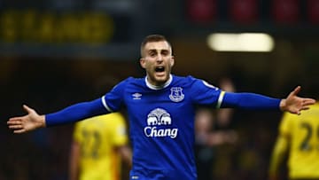 WATFORD, ENGLAND - DECEMBER 10: Gerard Deulofeu of Everton reacts during the Premier League match between Watford and Everton at Vicarage Road on December 10, 2016 in Watford, England. (Photo by Jordan Mansfield/Getty Images)