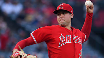 ANAHEIM, CA - JUNE 29: Tyler Skaggs #45 of the Los Angeles Angels pitches in the game against the Oakland Athletics at Angel Stadium of Anaheim on June 29, 2019 in Anaheim, California. (Photo by Jayne Kamin-Oncea/Getty Images)