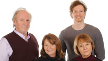 The Fifth Doctor, Nyssa and Tegan return in Tartarus, one of two audio stories released today by Big Finish!(Photo: The team of Big Finish's Doctor Who: Tartarus.. Image Courtesy Big Finish Productions.)