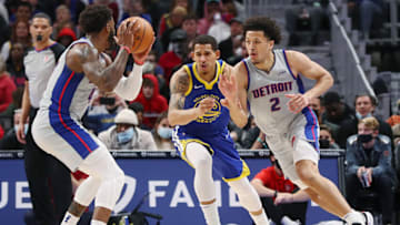 Cade Cunningham #2 of the Detroit Pistons. (Photo by Mike Mulholland/Getty Images)