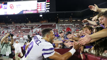 Kansas State Wildcats quarterback Adrian Martinez. (Kevin Jairaj-USA TODAY Sports)