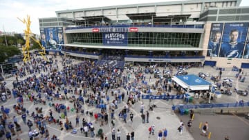 Amalie Arena, Home of the NHL's Tampa Bay Lightning (Photo by Bruce Bennett/Getty Images)