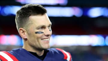 New England Patriots quarterback Tom Brady whom the Houston Texans will be facing Sunday (Photo by Maddie Meyer/Getty Images)