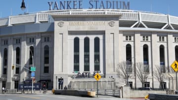 BRONX, NEW YORK - MARCH 26: Yankee Stadium is empty on the scheduled date for Opening Day March 26, 2020 in the Bronx, New York. Major League Baseball has postponed the start of its season due to the coronavirus (COVID-19) outbreak and MLB commissioner Rob Manfred recently said the league is "probably not gonna be able to" play a full 162-game regular season. (Photo by Al Bello/Getty Images)