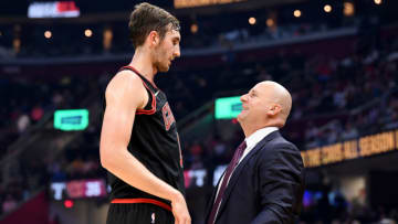 Luke Kornet, Jim Boylen, Chicago Bulls (Photo by Jason Miller/Getty Images)