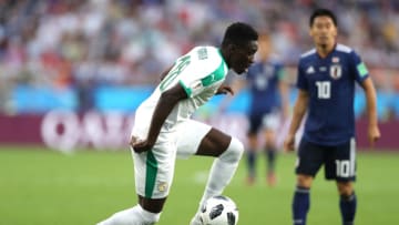YEKATERINBURG, RUSSIA - JUNE 24: Ismaila Sarr of Senegal during the 2018 FIFA World Cup Russia group H match between Japan and Senegal at Ekaterinburg Arena on June 24, 2018 in Yekaterinburg, Russia. (Photo by Clive Rose/Getty Images)