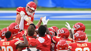 Kicker Harrison Butker #7 of the Kansas City Chiefs (Photo by Harry How/Getty Images)