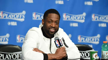 BOSTON, MA - APRIL 26: Dwyane Wade. Copyright 2017 NBAE (Photo by Brian Babineau/NBAE via Getty Images)