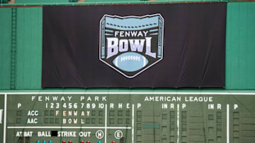 Press conference announcing The Fenway Bowl beginning in 2020 at Fenway Park in Boston. Getty Images.