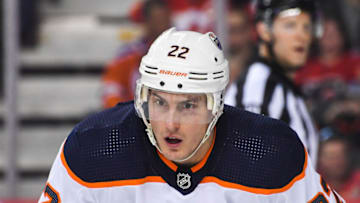 Edmonton Oilers Tyson Barrie #22 (Photo by Derek Leung/Getty Images)