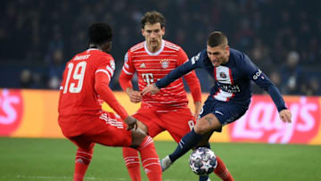 Bayern Munich may face slightly weakened PSG squad next week. (Photo by FRANCK FIFE/AFP via Getty Images)