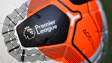 A ball of the match is pictured during the English Premier League football match between Norwich City and Southampton at Carrow Road in Norwich, eastern England on June 19, 2020. (Photo by MIKE EGERTON / POOL / AFP) / RESTRICTED TO EDITORIAL USE. No use with unauthorized audio, video, data, fixture lists, club/league logos or 'live' services. Online in-match use limited to 120 images. An additional 40 images may be used in extra time. No video emulation. Social media in-match use limited to 120 images. An additional 40 images may be used in extra time. No use in betting publications, games or single club/league/player publications. / (Photo by MIKE EGERTON/POOL/AFP via Getty Images)