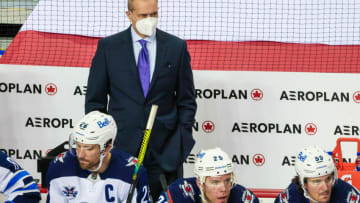 Winnipeg Jets, Paul Maurice. Mandatory Credit: Sergei Belski-USA TODAY Sports