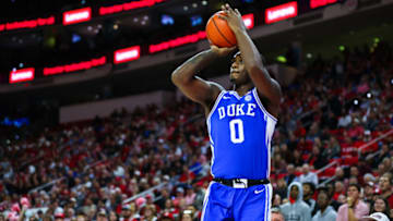 Duke basketball forward Dariq Whitehead (Jaylynn Nash-USA TODAY Sports)