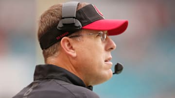 Head coach Scott Satterfield of the Louisville Cardinals (Photo by Michael Reaves/Getty Images)
