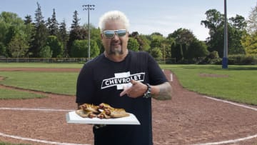 Guy Fieri Apple Pie Hot Dog, photo provided by Chevy