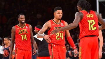 Kent Bazemore #24 of the Atlanta Hawks (Photo by Jesse D. Garrabrant/NBAE via Getty Images)