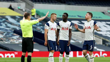 LONDON, ENGLAND - SEPTEMBER 27: Tottenham September 27, 2020 in London, England. (Photo by Andrew Boyers - Pool/Getty Images)
