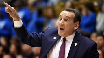 Duke basketball head coach Mike Krzyzewski (Rob Kinnan-USA TODAY Sports)