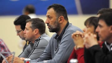 CHICAGO, IL - MAY 13: Vlade Divac, general manager for the Sacramento Kings watches the action during the 2016 NBA Draft Combine on May 13, 2016 at the Quest Multisport in Chicago, Illinois. NOTE TO USER: User expressly acknowledges and agrees that, by downloading and/or using this photograph, user is consenting to the terms and conditions of the Getty Images License Agreement. Mandatory Copyright Notice: Copyright 2016 NBAE (Photo by Randy Belice/NBAE via Getty Images)