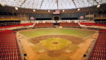 (Original Caption) Houston, Texas. Interior views of the Astrodome stadium, August, 1965.
