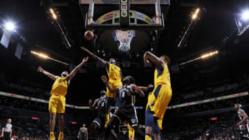 BROOKLYN, NY - FEBRUARY 14: Victor Oladipo (Photo by Matteo Marchi/NBAE via Getty Images)