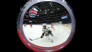 Former Toronto Maple Leafs player Kasperi Kapanen #42 of the Pittsburgh Penguins (Photo by Patrick Smith/Getty Images)