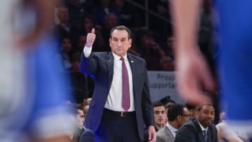 Duke basketball head coach Mike Krzyzewski (Photo by Porter Binks/Getty Images)