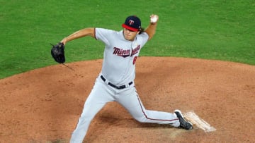 ARLINGTON, TX - SEPTEMBER 01: Andrew Vassquez #62 of the Minnesota Twins makes his major league debut pitching in the fifth inning of a baseball game against the Texas Rangers at Globe Life Park in Arlington on September 1, 2018 in Arlington, Texas. (Photo by Richard Rodriguez/Getty Images)