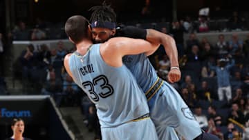 Marc Gasol Mike Conley Memphis Grizzlies (Photo by Joe Murphy/NBAE via Getty Images)