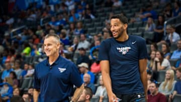 Billy Donovan, Andre Roberson, OKC Thunder (Photo by Zach Beeker/NBAE via Getty Images)