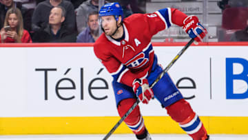 MONTREAL, QC - DECEMBER 05: Montreal Canadiens defenseman Shea Weber (6) skates with the puck during the third period of the NHL game between the St-Louis Blues and the Montreal Canadiens on December 5, 2017, at the Bell Centre in Montreal, QC. (Photo by Vincent Ethier/Icon Sportswire via Getty Images)