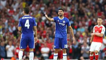 LONDON, ENGLAND - SEPTEMBER 24: Diego Costa of Chelsea reacts to Arsenal scoring during the Premier League match between Arsenal and Chelsea at the Emirates Stadium on September 24, 2016 in London, England. (Photo by Paul Gilham/Getty Images)