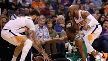 Jevon Carter, Tyler Johnson, Kemba Walker, Phoenix Suns (Photo by Christian Petersen/Getty Images)