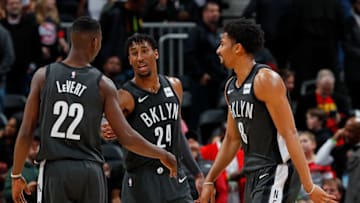 ATLANTA, GA - JANUARY 12: Spencer Dinwiddie