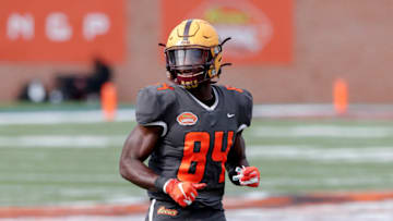 Atlanta Falcons rookie WR Frank Darby. (Photo by Don Juan Moore/Getty Images)
